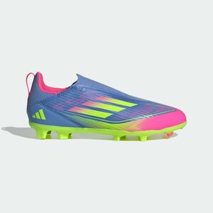 Ghete fotbal F50 League Laceless FG/MG Copii imagine