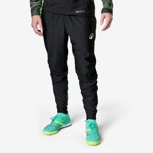 PANTALON ANTRENAMENT FOTBAL VIRALTO WAVE NEGRU ȘI GALBEN FLUO ADULȚI imagine