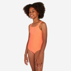 Costum baie întreg surf texturat reglabil 500 Elea corail Fete imagine