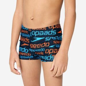 Boxeri de baie înot Speedo Navy / Albastru / Portocaliu Băieți imagine