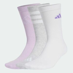SET 3 PERECHI ȘOSETE ADIDAS GRI-ROZ-ALB imagine