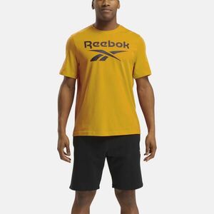 Tricou bumbac Reebok Galben Bărbați imagine