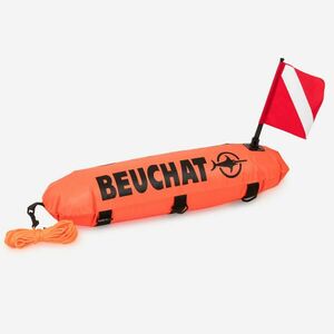 Colac lung Beuchat înveliș dublu Activități sportive submarine apnee Portocaliu imagine