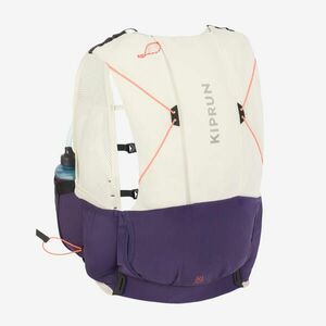 Rucsac alergare trail KIPRUN 8L Bej-Mov Damă imagine