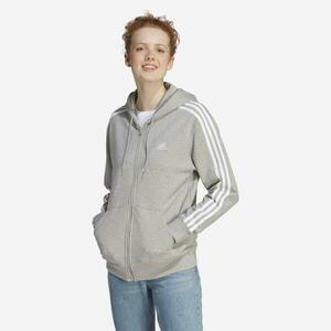 Hanorac cu fermoar Fitness Adidas Gri Damă imagine
