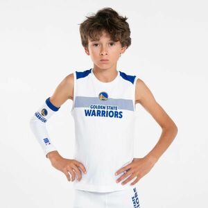 Maiou termic Baschet NBA Golden State Warriors 500 Alb Copii imagine