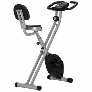 HOMCOM Biciclet Fitness Pliabilă cu 5 Poziții Reglabile și 8 Nivele de Rezistență Magnetică, 43x97x109 cm, Gri | Aosom Romania imagine