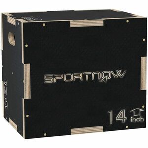SPORTNOW Cutie Plyo 3în1 Lemn Antiderapant | Aosom Romania imagine