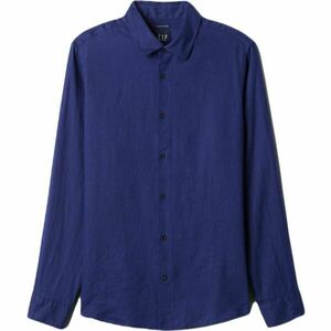 GAP LS LINEN Cămașă bărbătească, albastru, mărime imagine