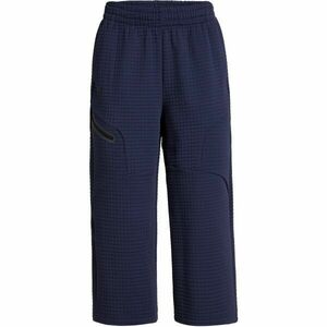 Under Armour UNSTOPPABLE FLC GRID CROP Pantaloni pentru femei, albastru închis, mărime imagine