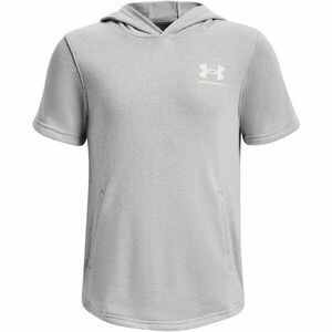 Under Armour RIVAL TERRY Hanorac cu mâneci scurte pentru băieți, gri, mărime imagine