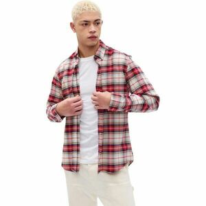 GAP FA23 STANDARD OXFORD Cămașă pentru bărbați, roșu, mărime imagine