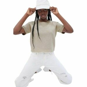 GAP IE CROPPED ACTIVE Tricou de fată, bej, mărime imagine