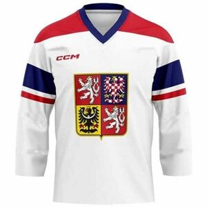 Střída FAN ČR PASTRŇÁK Tricou de hochei, alb, mărime imagine