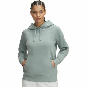 Under Armour RIVAL FLEECE HOODIE Hanorac damă, verde deschis, mărime imagine