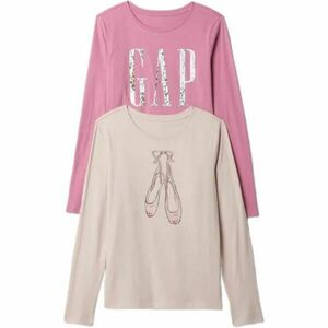 GAP V-FR 2PK Tricou de fete, roz, mărime imagine