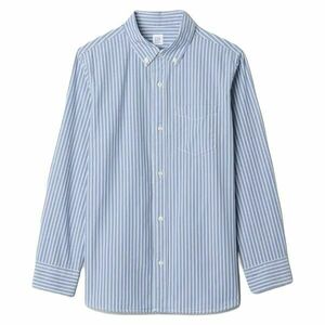 GAP FA24 LS POPLIN Cămașă pentru băieți, albastru deschis, mărime imagine