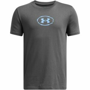 Under Armour SLICE LOGO Tricou pentru băieți, gri închis, mărime imagine