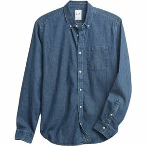 GAP FA21 DENIM Cămașă pentru bărbați, albastru închis, mărime imagine