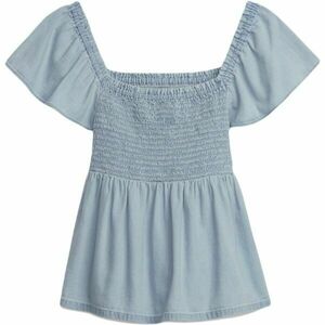 GAP TOP SMOCKED FLUTTER Tricou pentru fete, albastru deschis, mărime imagine
