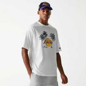 New Era LA LAKERS NBA PALM TREE Tricou de bărbați, alb, mărime imagine