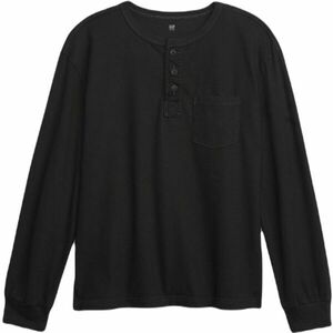 GAP LS VINTAGE HENLEY Tricou băieți, negru, mărime imagine