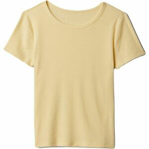 GAP SS RIB Tricou de fete, galben, mărime imagine
