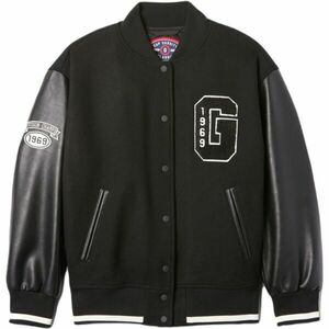 GAP WOOL VARSITY Jachetă pentru femei, negru, mărime imagine