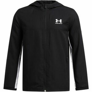 Under Armour RIVAL WOVEN JACKET Geacă pentru băieți, negru, mărime M imagine
