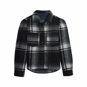 GAP PUFF SLEEVE CROP Geacă damă, negru, mărime imagine