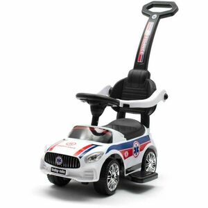 BABY MIX AMBULANCE Vehicul pentru copii cu bară de ghidare, alb, mărime imagine