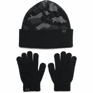 Under Armour BEANIE COMBO Set căciulă și mănuși, negru, mărime imagine
