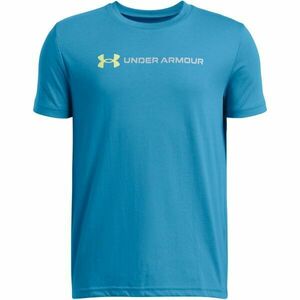 Under Armour LOGO WORDMARK Tricou pentru copii, albastru, mărime L imagine