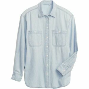 GAP THE BIG SHIRT Cămașă pentru femei, albastru deschis, mărime imagine
