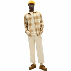 GAP V-LS STANDARD FLANNEL Cămașă pentru bărbați, bej, mărime imagine