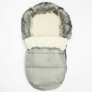 NEW BABY LUX WOOL Sac de dormi de iarnă, gri, mărime imagine