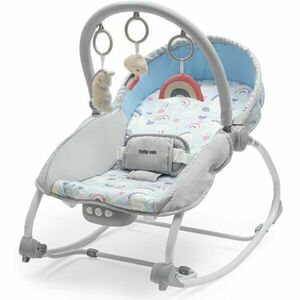 BABY MIX UNICORN Șezlong multifuncțional balansoar, gri, mărime imagine