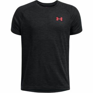 Under Armour TECH TEXTURED Tricou de băieți, negru, mărime imagine