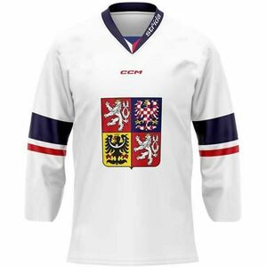Střída FAN ČR EHT Tricou de hochei, alb, mărime imagine