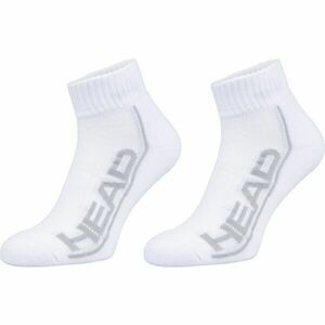 Head PERFORMANCE QUARTER 2P UNISEX Șosete sport, alb, mărime 43 - 46 imagine