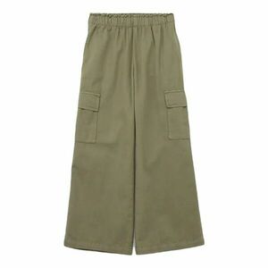 GAP WOV WIDE LEG Pantaloni fetițe, kaki, mărime imagine