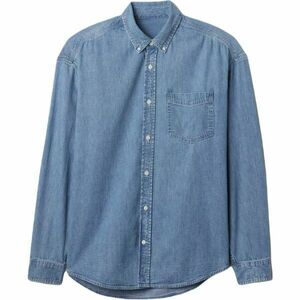 GAP LS DENIM Cămașă bărbătească, albastru, mărime imagine
