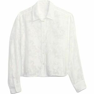 GAP LS CROPPED Cămașă pentru femei, alb, mărime imagine