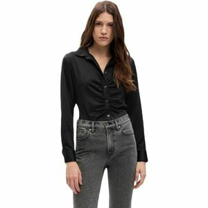 GAP LS SATIN Cămașă de damă, negru, mărime imagine