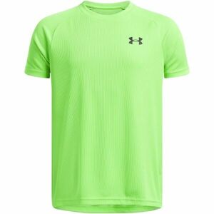 Under Armour TECH TEXTURED Tricou de băieți, neon reflectorizant, mărime XL imagine