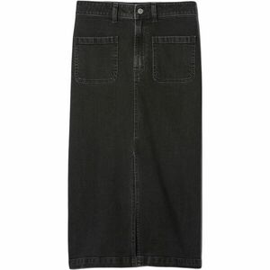 GAP V-DENIM MIDI Fustă de damă, negru, mărime imagine