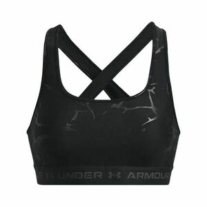 Under Armour CROSSBACK MID EMBOSS Sutien sport damă, negru, mărime imagine