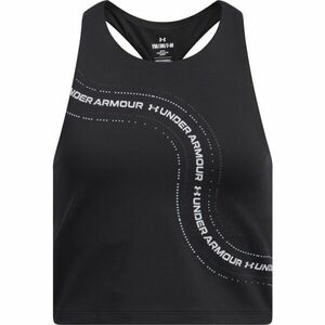 Under Armour MOTION BRANDED CROP Maiou fete, negru, mărime XS imagine