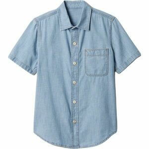 GAP V-SS CHAMBRAY Cămașă pentru băieți, albastru deschis, mărime imagine