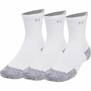 Under Armour RUN CUSHION 3PK Șosete, alb, mărime M imagine